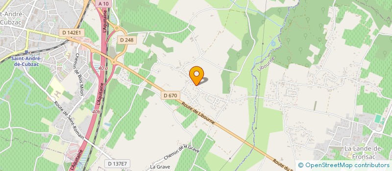localisation de l'entreprise MONSIEUR GUILLAUME CHARBLEYTOU  SAINT-ANDRE-DE-CUBZAC