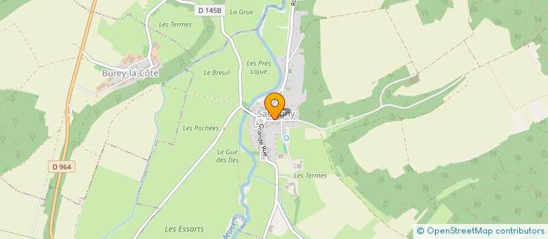 localisation de l'entreprise MONSIEUR GUILLAUME CHARDET à BUREY-EN-VAUX