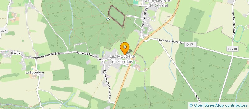 localisation de l'entreprise MONSIEUR GUILLAUME CHARDON  LES MOUTIERS-EN-CINGLAIS