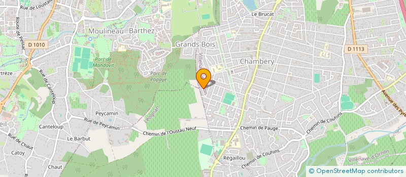 localisation de l'entreprise MONSIEUR GUILLAUME CHARENTON à VILLENAVE D ORNON