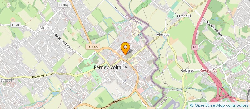 localisation de l'entreprise MONSIEUR GUILLAUME CHARLES WEHRLEN à FERNEY-VOLTAIRE