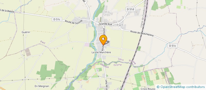 localisation de l'entreprise MONSIEUR GUILLAUME CHARLON  PACT