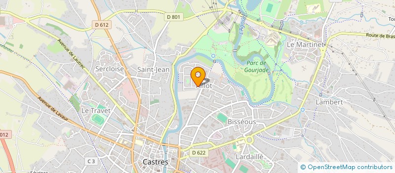 localisation de l'entreprise MONSIEUR GUILLAUME CHARPIN  CASTRES