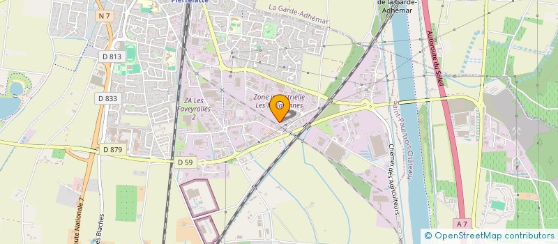 localisation de l'entreprise MONSIEUR GUILLAUME CHARRE  PIERRELATTE