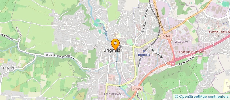 localisation de l'entreprise MONSIEUR GUILLAUME CHARREAUX  BRIGNAIS