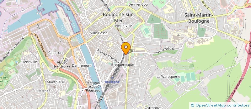 localisation de l'entreprise MONSIEUR GUILLAUME CHARRIER à BOULOGNE SUR MER
