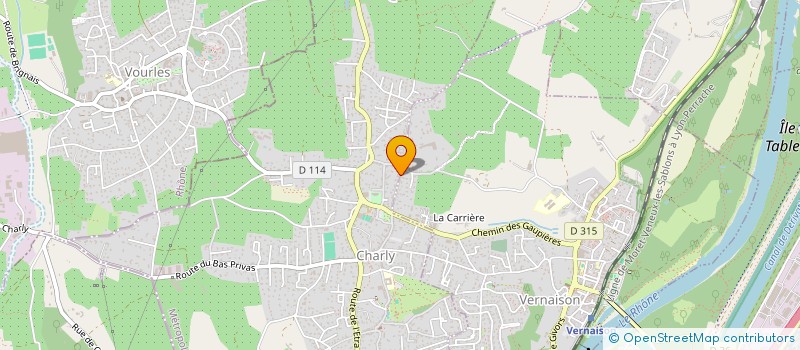 localisation de l'entreprise MONSIEUR GUILLAUME CHARVOLIN  CHARLY