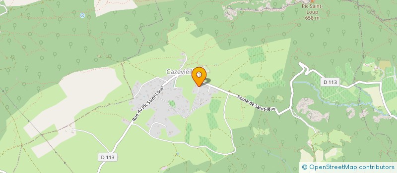 localisation de l'entreprise MONSIEUR GUILLAUME CHASLES  CAZEVIEILLE
