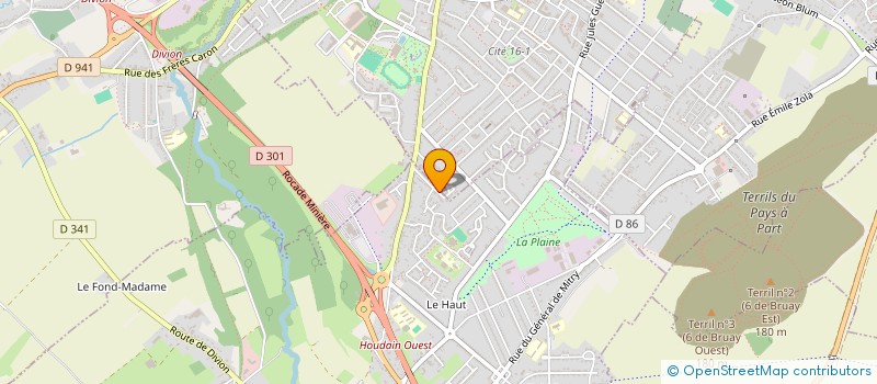 localisation de l'entreprise MONSIEUR GUILLAUME CHASSAGNAC  HOUDAIN