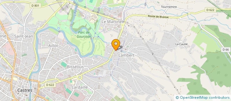 localisation de l'entreprise MONSIEUR GUILLAUME CHAU  CASTRES