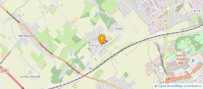 localisation de l'entreprise MONSIEUR GUILLAUME CHAUSSOY  PREMESQUES