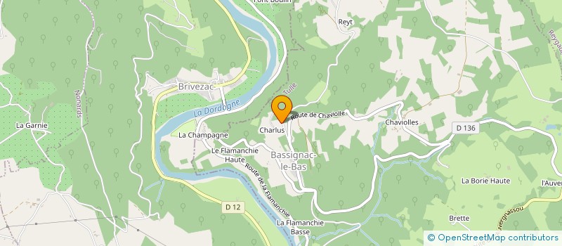 localisation de l'entreprise MONSIEUR GUILLAUME CHAUVAC  BASSIGNAC-LE-BAS