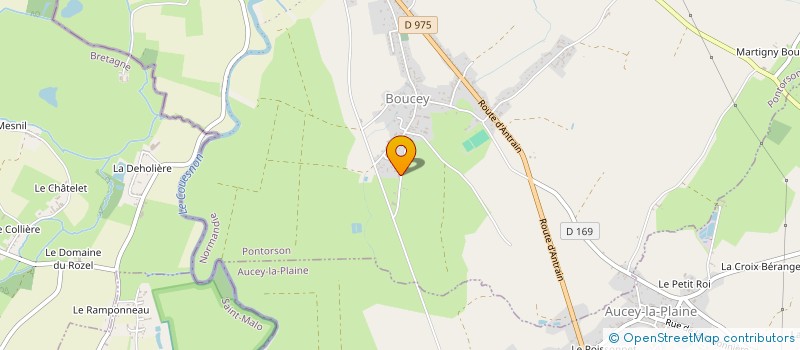 localisation de l'entreprise MONSIEUR GUILLAUME CHAUVEL  PONTORSON