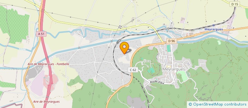 localisation de l'entreprise MONSIEUR GUILLAUME CHAUVIN  MEYRARGUES