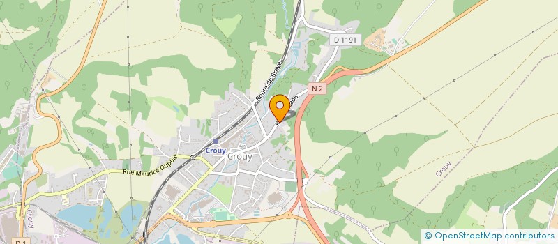 localisation de l'entreprise MONSIEUR GUILLAUME CHAVENTRE à CROUY