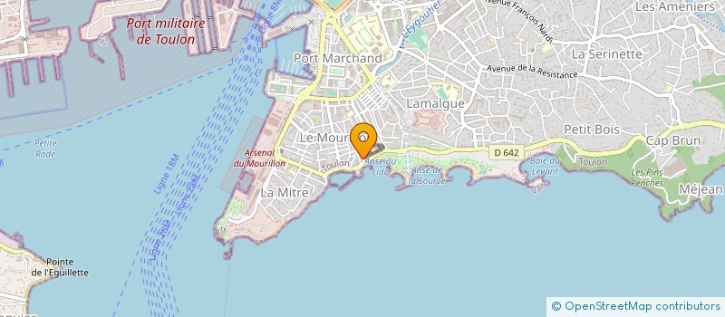 localisation de l'entreprise MONSIEUR GUILLAUME CHAVEYRIAT  TOULON