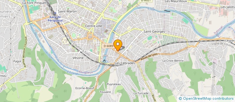 localisation de l'entreprise MONSIEUR GUILLAUME CHAVOUET  PERIGUEUX