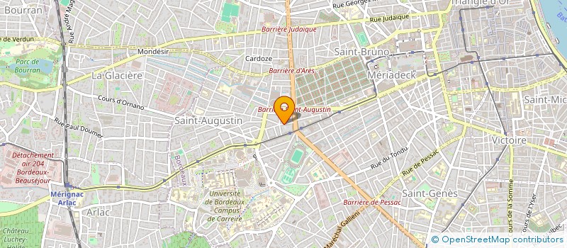 localisation de l'entreprise MONSIEUR GUILLAUME CHAZAL  BORDEAUX