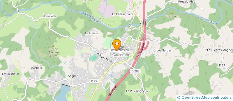 localisation de l'entreprise MONSIEUR GUILLAUME CHERVY à FOLLES