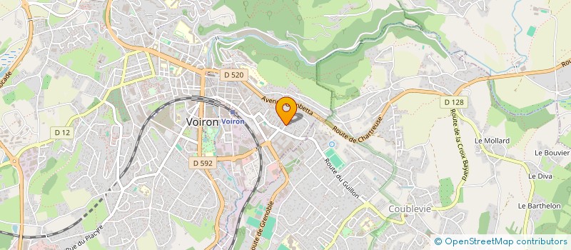localisation de l'entreprise MONSIEUR GUILLAUME CHETAILLE  VOIRON