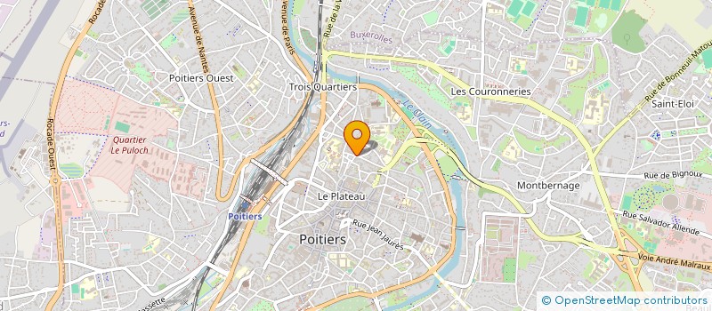 localisation de l'entreprise MONSIEUR GUILLAUME CHEVREAU  POITIERS