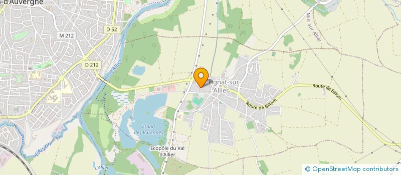 localisation de l'entreprise MONSIEUR GUILLAUME CHEVRETON  PERIGNAT-SUR-ALLIER