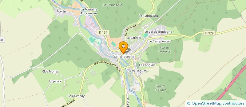 localisation de l'entreprise MONSIEUR GUILLAUME CHILLOC  SAINT-SAENS