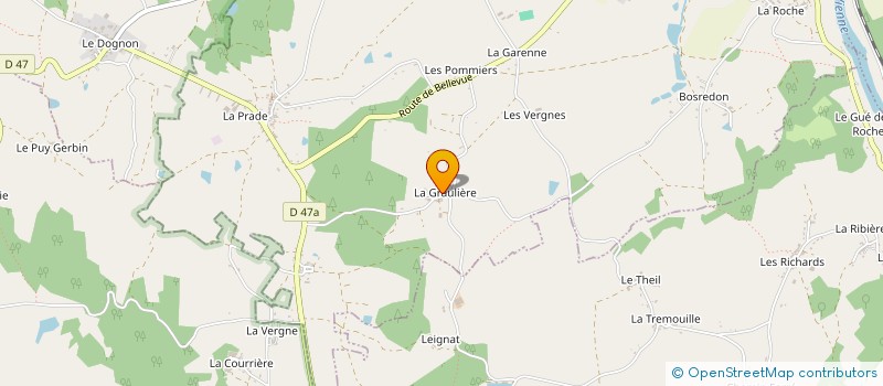 localisation de l'entreprise MONSIEUR GUILLAUME CHILLOU à SAINT-YRIEIX-SOUS-AIXE