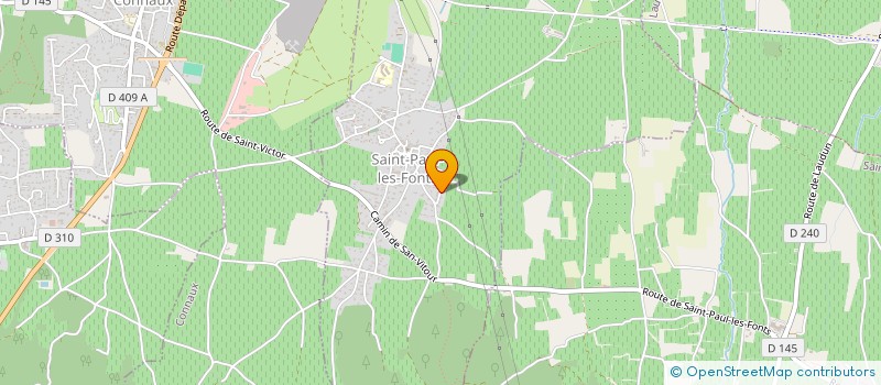 localisation de l'entreprise MONSIEUR GUILLAUME CHINAL  SAINT-PAUL-LES-FONTS