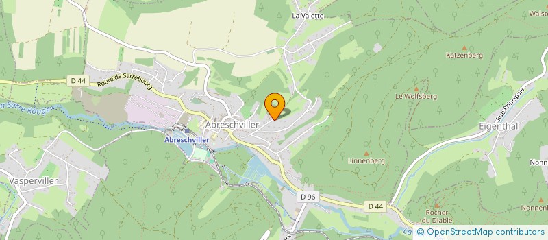 localisation de l'entreprise MONSIEUR GUILLAUME CHRIST  ABRESCHVILLER