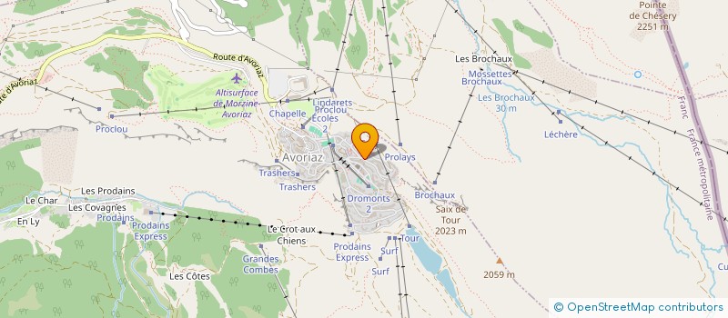 localisation de l'entreprise MONSIEUR GUILLAUME CLAUDE  MORZINE