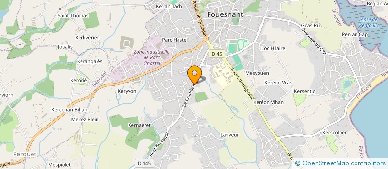 localisation de l'entreprise MONSIEUR GUILLAUME CLAUSTRE à FOUESNANT