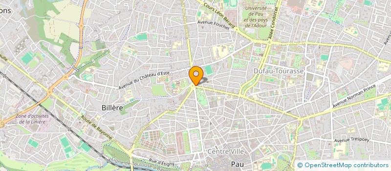 localisation de l'entreprise MONSIEUR GUILLAUME CLAVERIE à PAU