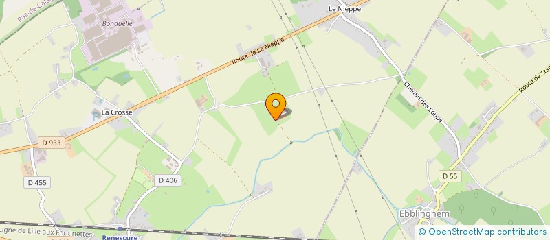 localisation de l'entreprise MONSIEUR GUILLAUME CLEENEWERCK  RENESCURE