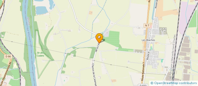 localisation de l'entreprise MONSIEUR GUILLAUME CLEMENCON  PIERRELATTE