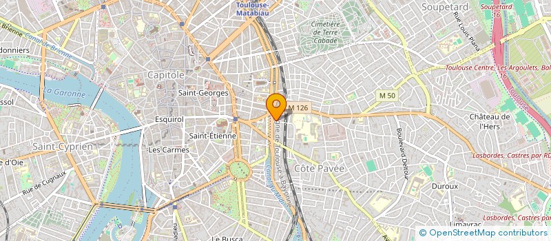 localisation de l'entreprise MONSIEUR GUILLAUME CLOUTOU à TOULOUSE