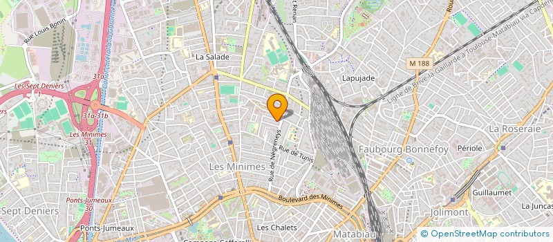 localisation de l'entreprise MONSIEUR GUILLAUME COATES  TOULOUSE