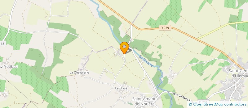 localisation de l'entreprise MONSIEUR GUILLAUME COBERAC à SAINT-AMANT-DE-NOUERE