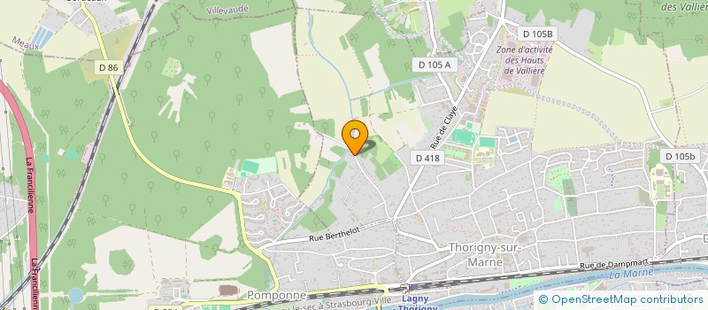 localisation de l'entreprise MONSIEUR GUILLAUME COCHET  THORIGNY-SUR-MARNE