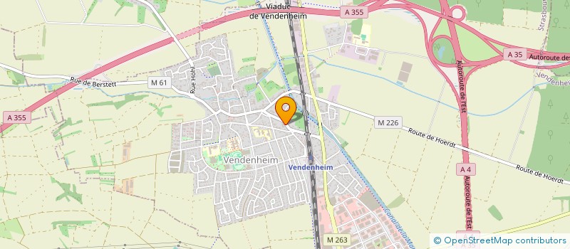 localisation de l'entreprise MONSIEUR GUILLAUME COCOGNE  VENDENHEIM