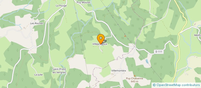 localisation de l'entreprise MONSIEUR GUILLAUME CODET  SAINTE-ANNE-SAINT-PRIEST