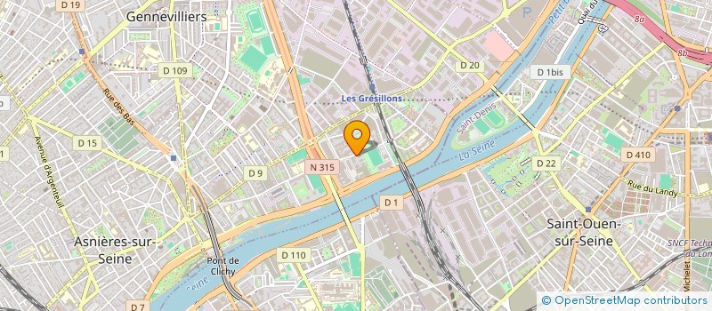 localisation de l'entreprise MONSIEUR GUILLAUME COIFFE  ASNIERES-SUR-SEINE