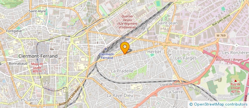 localisation de l'entreprise MONSIEUR GUILLAUME COLLANGE  CLERMONT-FERRAND