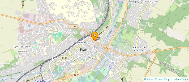 localisation de l'entreprise MONSIEUR GUILLAUME COLLIGNON à ETAMPES