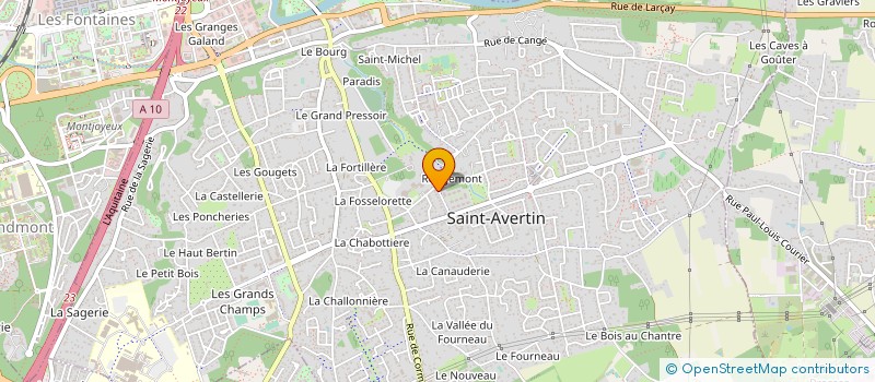 localisation de l'entreprise MONSIEUR GUILLAUME COLOMBAT à SAINT-AVERTIN
