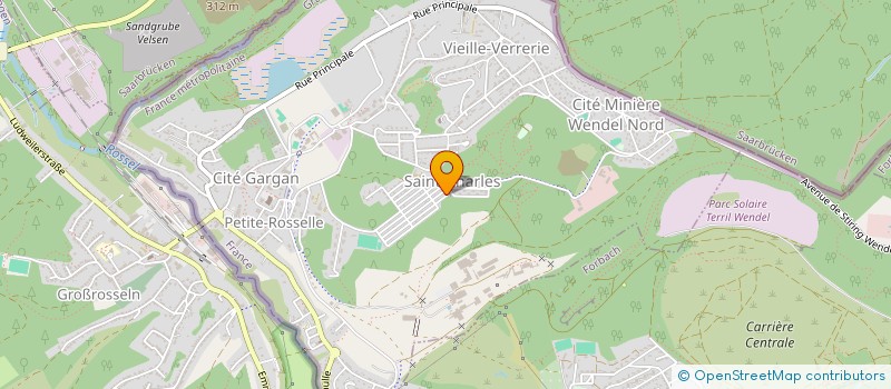 localisation de l'entreprise MONSIEUR GUILLAUME COLSON  PETITE-ROSSELLE