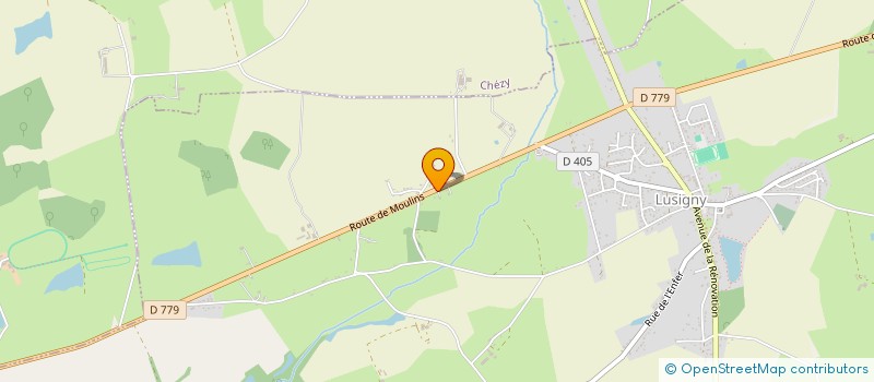 localisation de l'entreprise MONSIEUR GUILLAUME COMBEAU  BESSAY SUR ALLIER