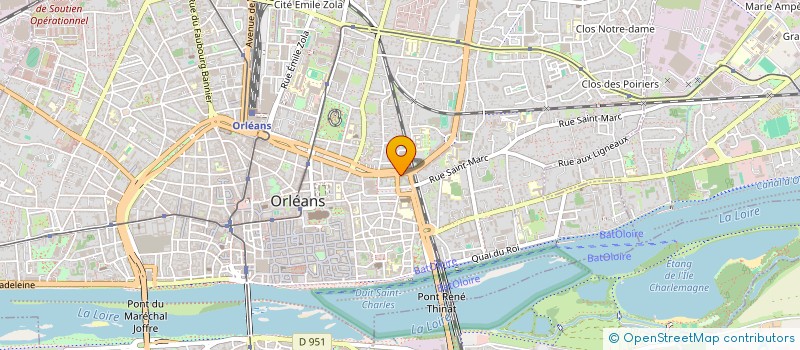 localisation de l'entreprise MONSIEUR GUILLAUME COMBI  ORLEANS