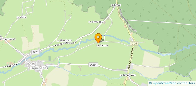 localisation de l'entreprise MONSIEUR GUILLAUME COMPERE  ESQUEHERIES