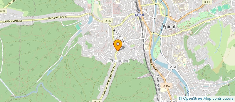 localisation de l'entreprise MONSIEUR GUILLAUME CONRAD  CHANTRAINE